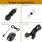 1/2 inch Reusable Fastening Tape Cable Ties Double-Sided Hook-and-Loop Cable - Image 6