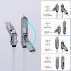 pzoz 4-in-1 USB C Fast Charging Cable - Image 3