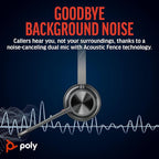 Poly Voyager 4320 UC Wireless Headset - Image 3