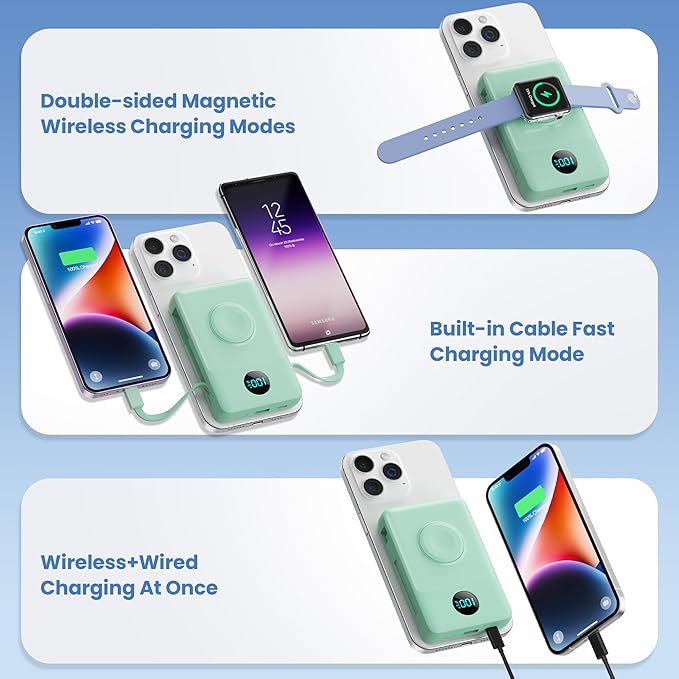 Magnetic Portable Charger 10800mAh - Image 4