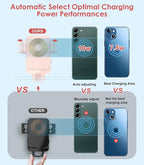Wireless Car Charger, MOKPR 15W Fast Charging Auto-Clamping Car Charger Phone - Image 3