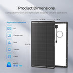 120W Solar Panel ShadowFlux Anti-Shading N-Type 16BB 12 Volt, 25% - Image 5