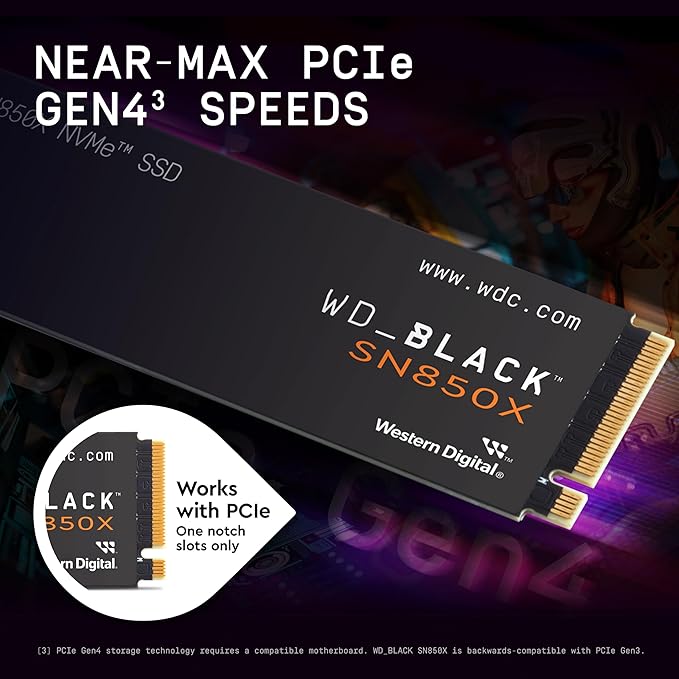 WD_BLACK 4TB SN850X NVMe Internal Gaming SSD Solid State Drive - Image 6