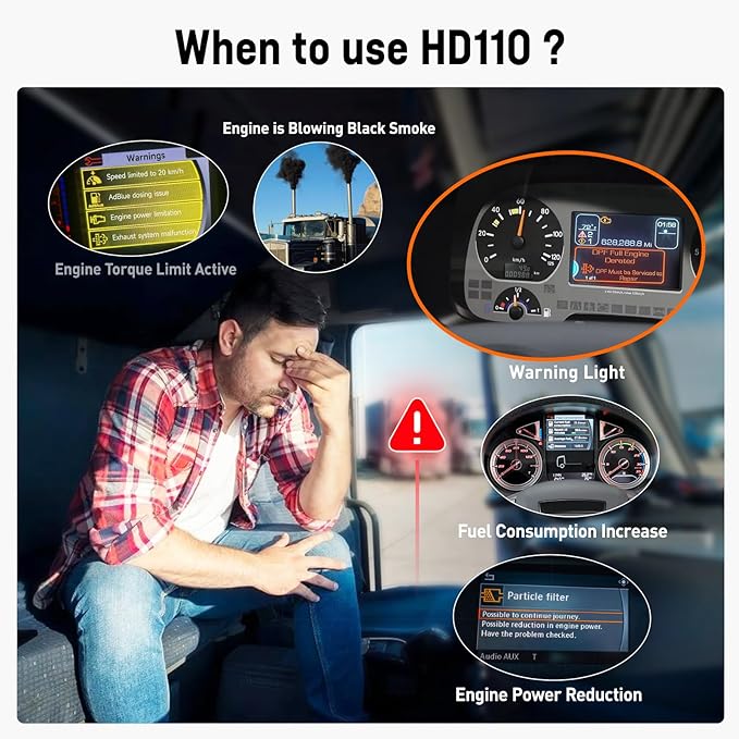 ANCEL HD110 Heavy Duty Truck Scanner - Image 3