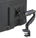 AVLT RGB Lights Single 17”-49” Gaming Monitor Arm Desk Mount, Fits One by AVLT-USA