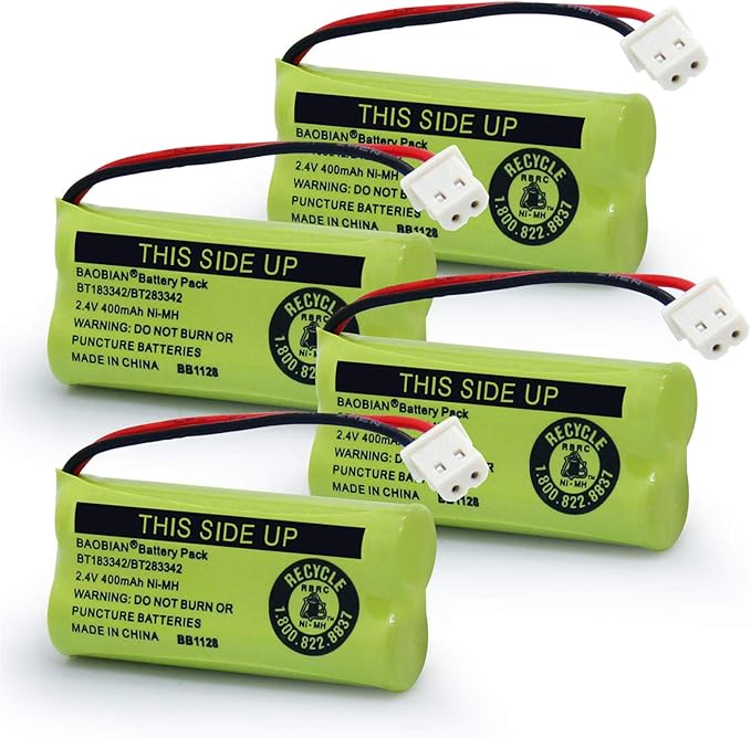 BT183342/BT283342 2.4V 400mAh Ni-Mh BT166342/BT266342 BT162342/BT262342 by BAOBIAN