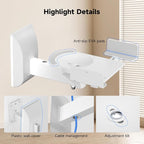 suptek Dual Side Clamping Bookshelf Speaker Wall Mounting Bracket - Image 8