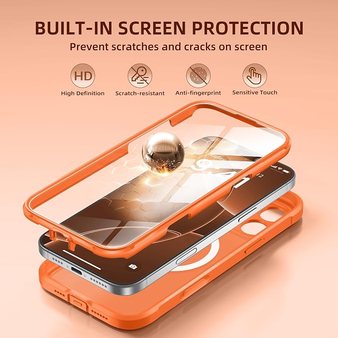 BERFY Magnetic for iPhone 16 Pro Max Case, Compatible - Image 3