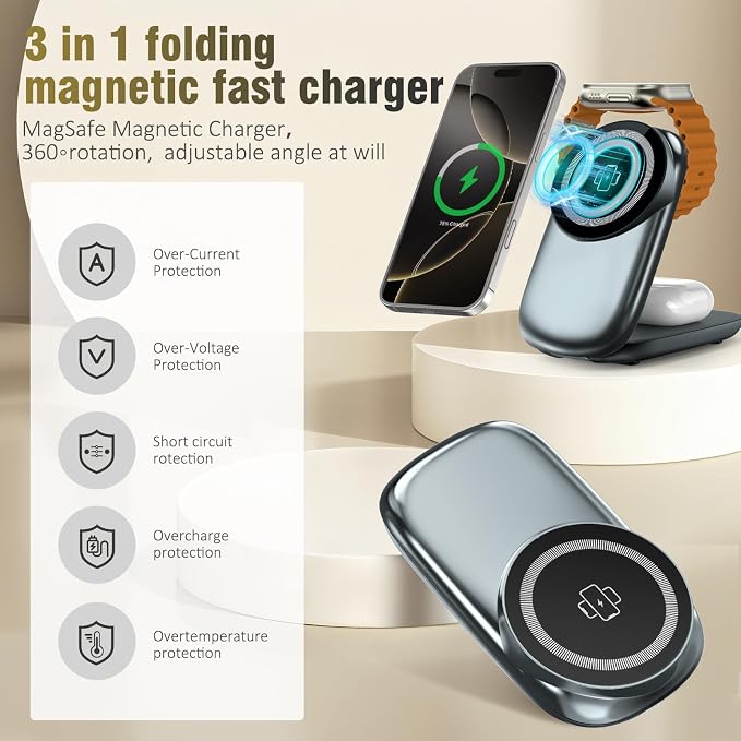 3 in 1 Folding Charging Station - Image 4