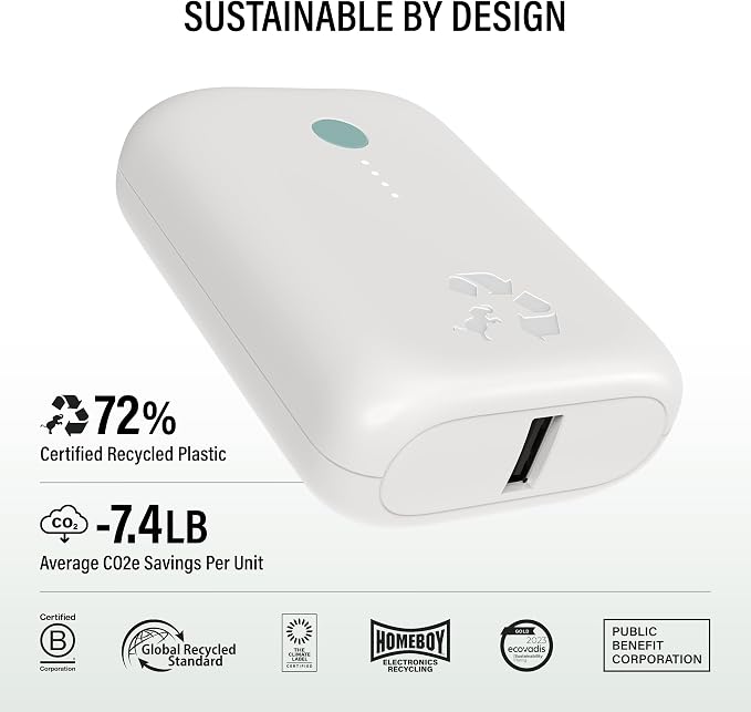 Nimble Champ Lite Portable Charger, 5200mAh Fast Charging Power Bank 15W USB C - Image 8