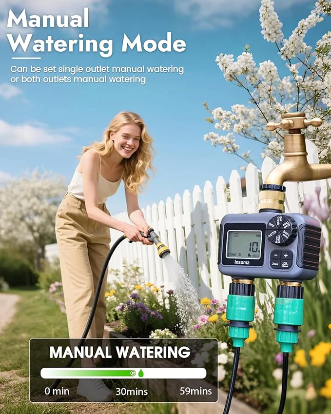 Insoma 2 Outlets Sprinkler Timer - Image 5