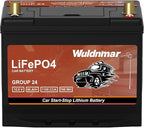 High Performance G24 12V 60AH Lithium Car Start Stop Battery by Wuldnmar