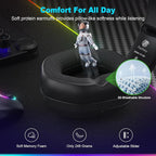 FC200 Wireless Gaming Headset for PS5, PS4-2.4GHz USB Foldable Headphones - Image 6