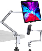 Tablet Arm Mount with Super Grip, Adjustable Foldable Holder & Heavy Duty by DeliveringDesktopFashion