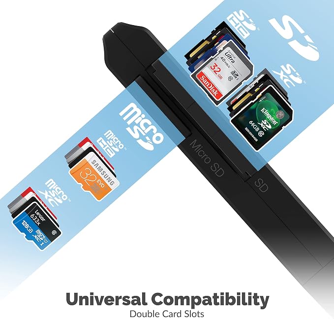 SABRENT USB 3.0 Micro SD and SD Card Reader - Image 3