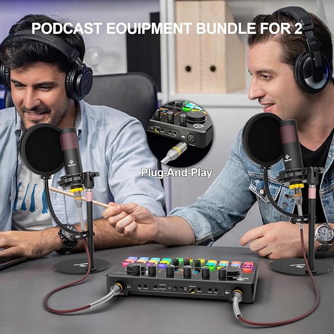 Podcast Equipment Bundle for 2 - Image 4