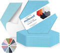 Mollywell Hexagon Acoustic Panels, High Density, Soundproofing, Decorative by Mollywell