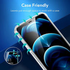 ESR 3 Pack for iPhone 12 Pro Max Screen Protector, 9H Hardness Tempered Glass - Image 7