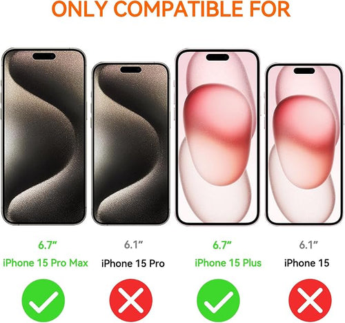 3Pack Screen Protector for iPhone 15Pro Max/iPhone 15Plus 6.7inch 9H+ Anti Blue - Image 2