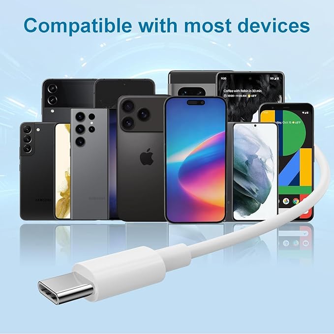 2 Packs USB C Headphones for iPhone 17/16/15 Pro Max Plus Type C Earphones - Image 5