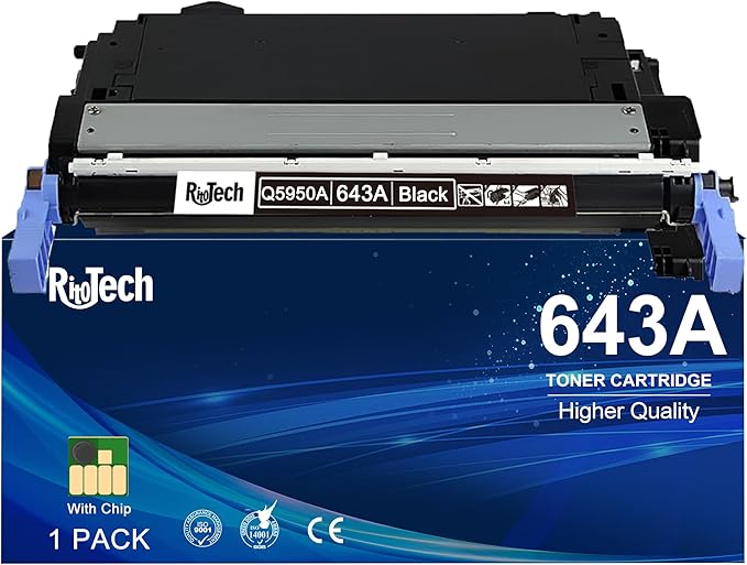 643A Black Toner Cartridge, Compatible by RitoTech
