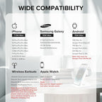 Wireless Charging Station, 3 in 1 Fast Wireless Charger Stand - Image 3