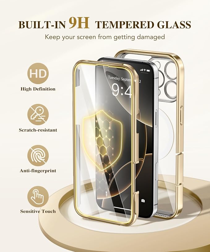 BERFY Magnetic for iPhone 16 Pro Max Case, Compatible - Image 5