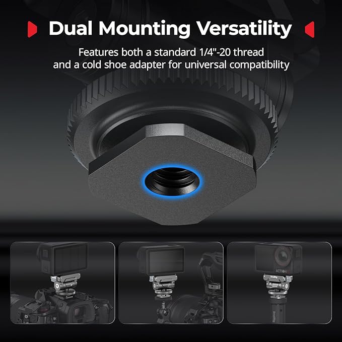 SMALLRIG Cold Shoe Adapter Mount - Image 3