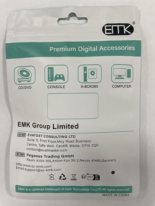 EMK 90 Degree Toslink Optical Cable 360 Degree Free-Rotating Plug Fiber Optic - Image 8