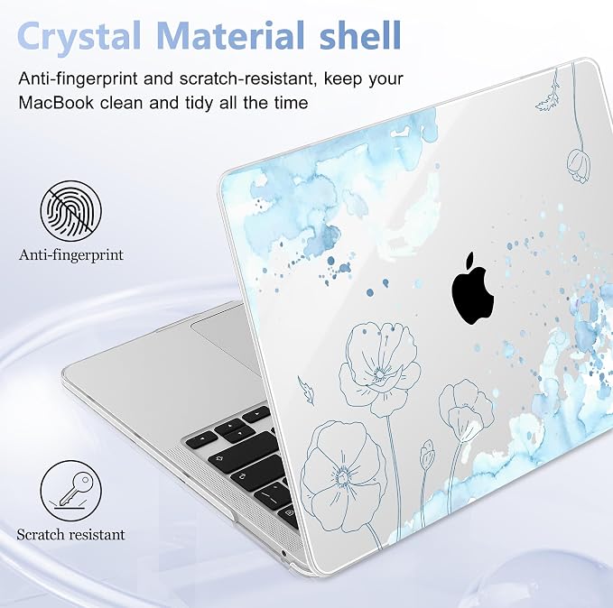 Case for MacBook Pro 13 inch with/Without Touch Bar, Hard Shell + Keyboard - Image 6