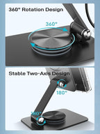 Compatible with MagSafe Charger, 15W MagSafe Charger Stand, 360°Rotation Base - Image 4