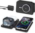 Wireless Charger iPhone - 3 in 1 Charging Station by Knildwirlesscharger