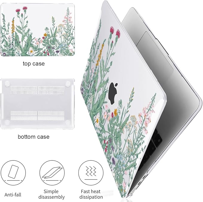 Compatible for MacBook Air 13.6 inch Case M4 M3 M2 2025 2024-2022 Release Model - Image 4