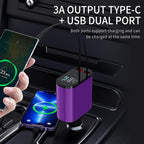 Retractable Car Charger Compatible - Image 3