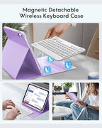 D DINGRICH Keyboard Case for iPad 10th Generation, Rechargeable Detachable - Image 3