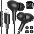 iMangoo for Apple MFi-Certified Headphones for Lightning Wired Earbuds Magnetic by iMangoo