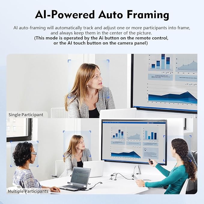 TOALLIN 4K Webcam with Microphone and Speaker, All-in-One Video Conferencing - Image 4