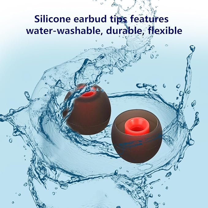 54 PCS Earbud Replacement Tips Silicone Earbud Tips Earbud Covers Fit - Image 5