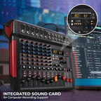 Pyle Professional DJ Audio Mixer Controller - Image 3