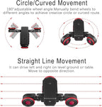 EACHSHOT Motorized Dolly Car, 3-Wheels Wireless Electric Track Rail Slider - Image 5