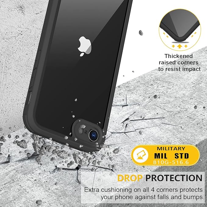 Miracase for iPhone SE Phone Case 3rd/2nd Generation 2022 2020 Full-Body - Image 5