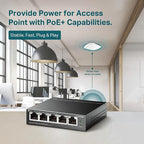 TP-Link TL-SG1005P, 5 Port Gigabit PoE Switch, 4 PoE+ Ports @65W, Plug & Play - Image 5