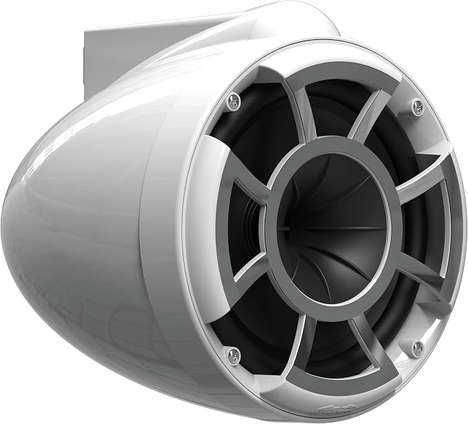 wet sounds Rev 8 White V2 Revolution Series 8" White Tower Speakers w/Silver - Image 6