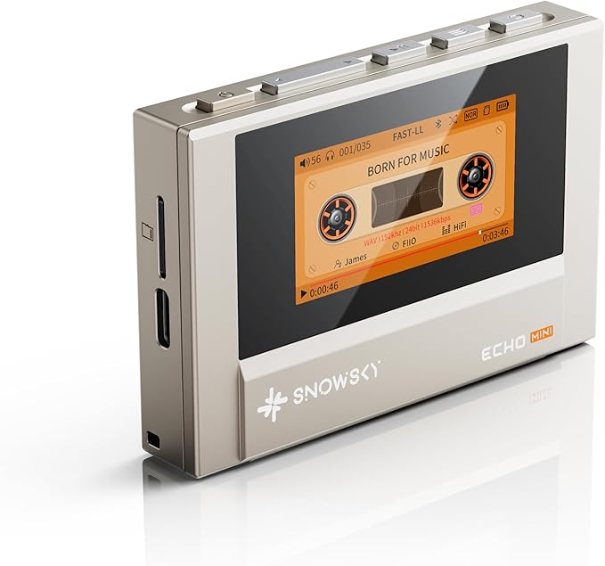SnowSky/FiiO Echo MINI HiFi Bluetooth MP3 Player, 15Hours Playback, Independent - Image 2