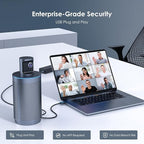 NexiGo Meeting 360, 8K Captured AI-Powered Framing & Speaker Tracking, Plug & - Image 2