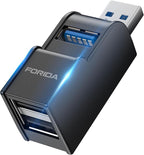 FORIDA 3 Ports USB Adapter, USB Hub by FORIDA-Besttecforusbhubdockingstation