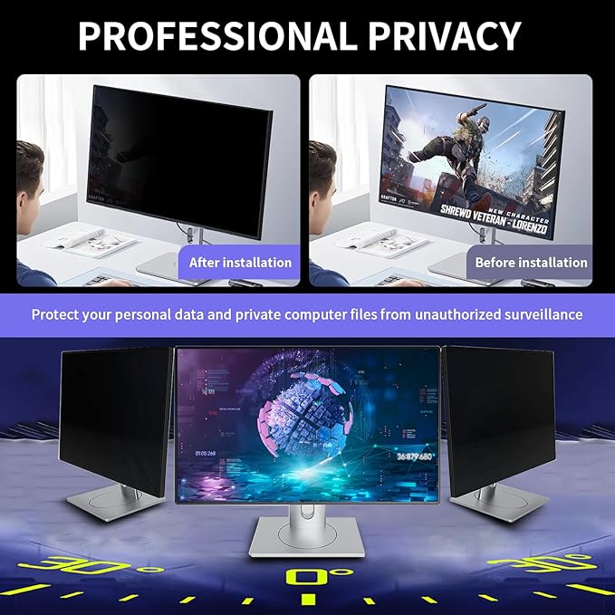 Magnetic Computer Privacy Screen Filter 24 Inch - Image 3