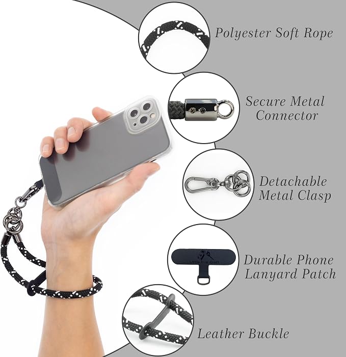 Cell Phone Wrist Strap Phone Lanyard Wrist Phone Wristlet Lanyard Hand Wristlet - Image 3
