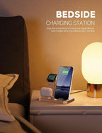 Wireless Charging Station 3 in 1 RJR Compatible - Image 3