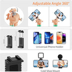 Phone Tripod with Wireless Remote - 2 in 1 Replaceable Flexible Tripod - Image 4